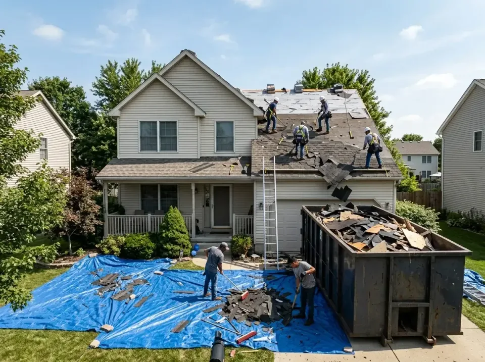 roof-replacement-debris-remova-004 — frequently asked questions, Cheapest Dumpster Rentals in Hallettsville, TX